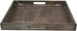 Countryfield plateau jouet carton carré Claudina 40cm marron