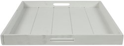 Countryfield plateau jouet carré Claudina 50cm blanc carton