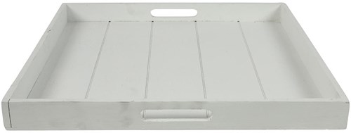 Countryfield plateau jouet carré Claudina 50cm blanc carton