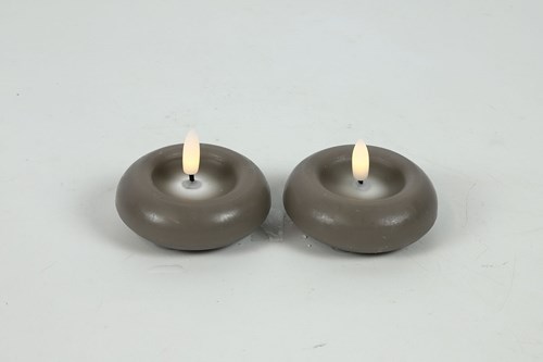 Countryfield bougies flottantes LED jouet lot de 2 - plaisir aquatique gris
