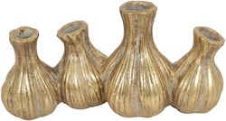 Countryfield vase Fabio doré forme boule céramique décoration 14cm