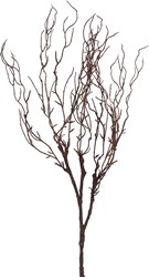Countryfield branche décorative artificielle Salix brun 87cm branche de Pâques plastique