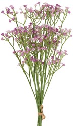 Countryfield décoration fleur artificielle Gypsophylla rose 63cm plastique