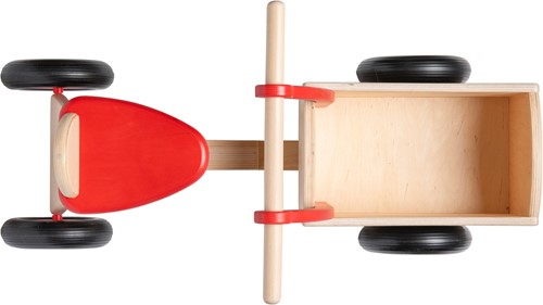Bakfiets bovenaanzicht