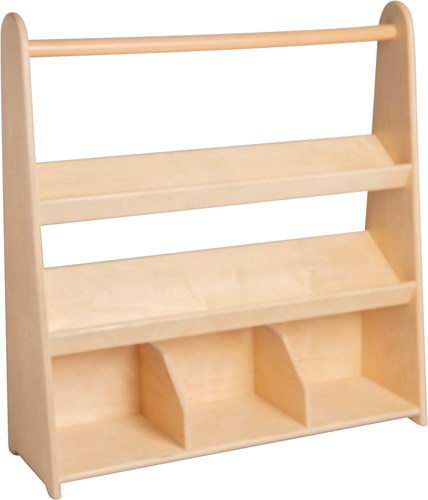 Van Dijk Toys étagère à livres / bibliothèque pour enfants en bois avec 3 étagères (Qualité de garde d'enfants)-2