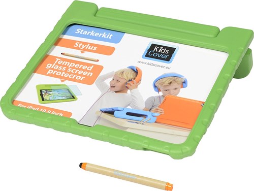 KidsCover iPad 10.9 coque verte pour enfants - housse tablette kidsproof set