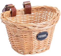 Coconuts panier vélo pour Trybike Steel - panier en osier pour draisienne