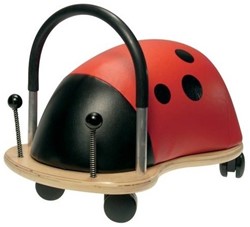 Wheelybug porteur Coccinelle petit - Jouet porteur Ladybug