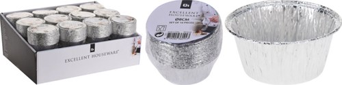 Excellent Houseware coupelles aluminium barbecue rondes 8cm 16 pièces