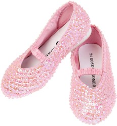 Souza Shoes Lily, l. pink sequin, sz 26 (1 pair)