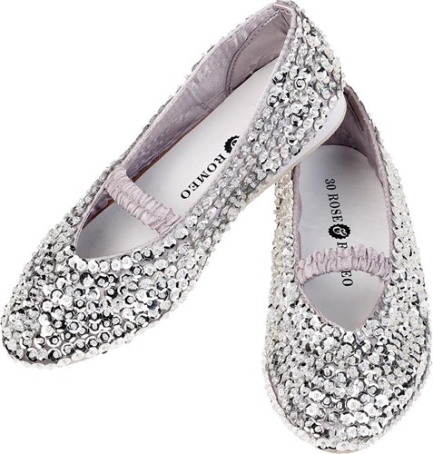 Souza for Kids chaussures de princesse argentées taille 31 - accessoire déguisement