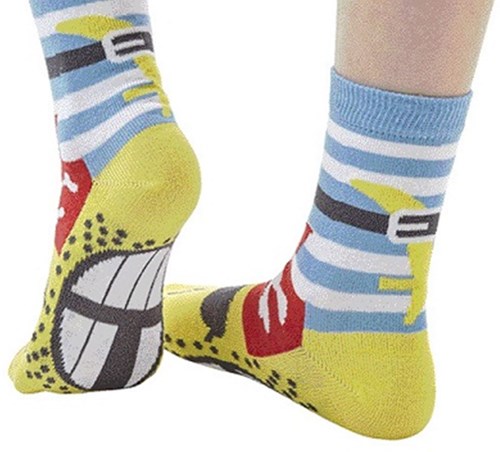 Harlekijn chaussettes enfant WALKYTALKIES garçon pirate taille 23-26 marionnette-2