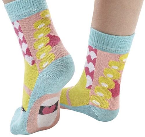 Harlekijn chaussettes enfants Walkytalkies sirène taille 31-34 marionnette-2