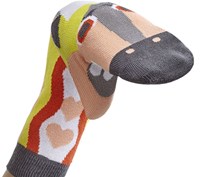 Harlekijn chaussettes enfant marionnette licorne taille 31-34 pour jeu créatif