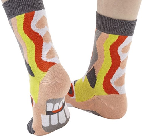 Harlekijn chaussettes enfant marionnette licorne taille 31-34 pour jeu créatif-2