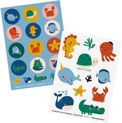 Bora Shop autocollants - thème mer 2 x feuilles A6, 5 lots