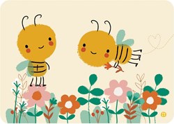 Bora Shop carte postale Save the bees - carte durable abeilles