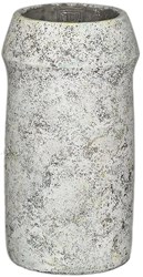 PTMD Bloempot Nimma grijs 16x16x30cm