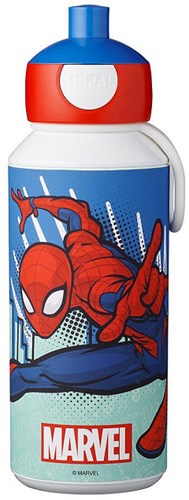 Mepal gourde pop-up Campus 400 ml - Spiderman - Bouteille enfant étanche