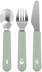 Mepal set de couverts enfant Little Farm 3 pièces - fourchette, couteau et cuillère