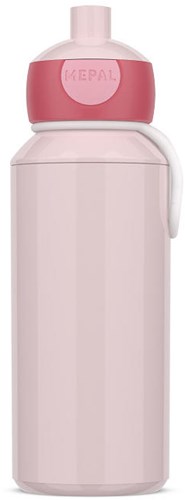 Mepal gourde pop-up Campus 400 ml - adaptée aux enfants - Cool pink