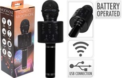Microphone karaoké FM jouet sans fil avec Bluetooth et haut-parleur