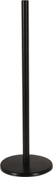 Porte-rouleau de papier toilette RVS noir mat - Porte-rouleaux WC sur pied noir