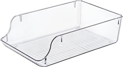 Bac de rangement réfrigérateur transparent - organiseur jouets 360x220x100mm