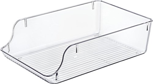 Bac de rangement réfrigérateur transparent - organiseur jouets 360x220x100mm