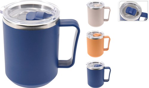 Koopman gobelet isotherme inox 420ML gris - tasse durable