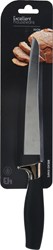 Excellent Houseware couteau à pain inox 33 cm couteau de cuisine noir softgrip