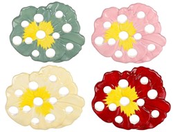 HBX natural living couvercle pour compositions florales plastique rond 15 cm décoration florale