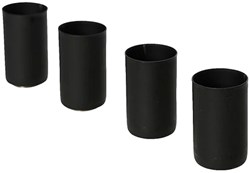 Bougeoir fer aimant noir 4 pièces 9cm décoration jouet
