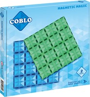 Coblo jouet tuiles magnétiques Classic plaques de base 2 pièces
