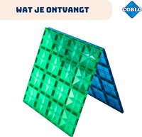 Coblo jouet tuiles magnétiques Classic plaques de base 2 pièces-3