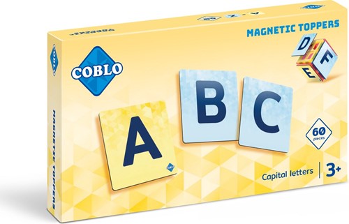 Coblo tuiles magnétiques toppers majuscules 60 pièces