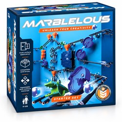 Marblelous circuit à billes XL coffret de démarrage 500 pièces compatible LEGO STEM