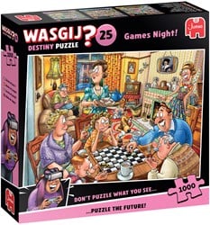 Puzzel 1000 st. Wasgij Destiny 25 - Spelletjesavond!