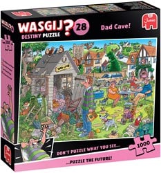 Puzzel 1000 st. Wasgij Destiny 28 - De Mancave Van Pa!