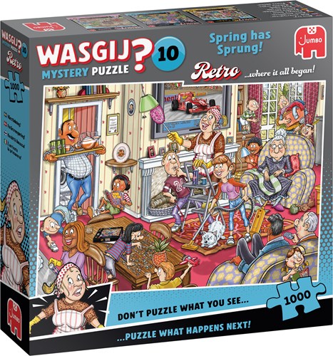Puzzle Jumbo Wasgij Retro Mystery 10 adultes 1000 pièces