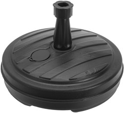 Eda pied de parasol gris plastique Ø42 cm 13 litres à remplir d'eau