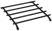 Sous-plat noir métal 20x20cm - dessous de plat résistant à la chaleur