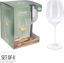 Set de jouets verres à vin Mirage 38cl 4 pièces plastique enfants