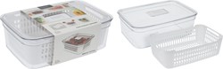Bac de rangement fruits réfrigérateur multicolore 3600ml organisateur jouets