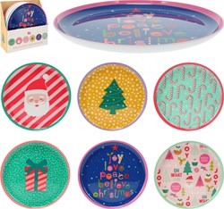 Bord Melamine 21cm 6 assorti