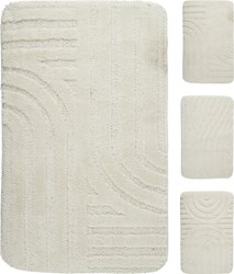 Badmat Organic Stripe 45x70cm assorti