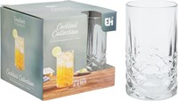 Koopman verres à boire - lot de 4 - 360ml - verres à cocktail - verres à eau