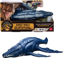 Mattel jouet dinosaure Jurassic World Wild Roar Brachauchenius avec lumière et son