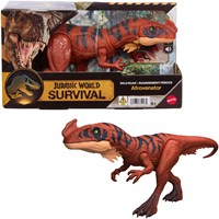 Mattel jouet dinosaure Jurassic World Wild Roar Afrovenator avec lumière et son