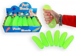 Balle anti-stress concombre jouet Fruit Beads 14cm anti-stress vert